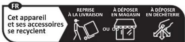 SAMSUNG DV91CGC2A0TH - Instructions concernant les déchets DEEE - 3