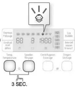 SAMSUNG WD0804Y8E1 - Sécurité enfant - 2