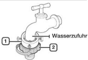 SAMSUNG WD0804Y8E1 - Wasserzufuhrschlauch anschließen - 3