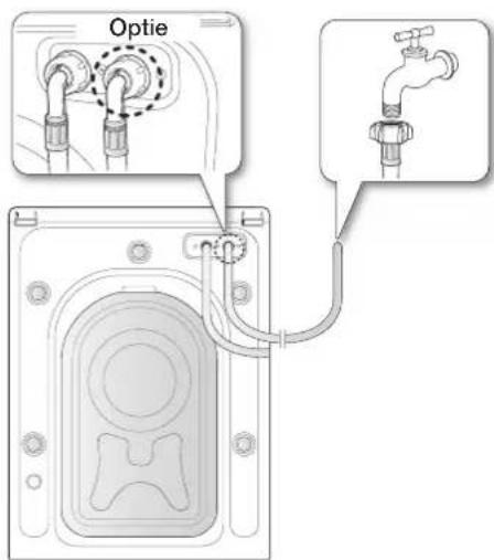 SAMSUNG WD0804Y8E1 - De watertoevoerslang aansluiten - 2