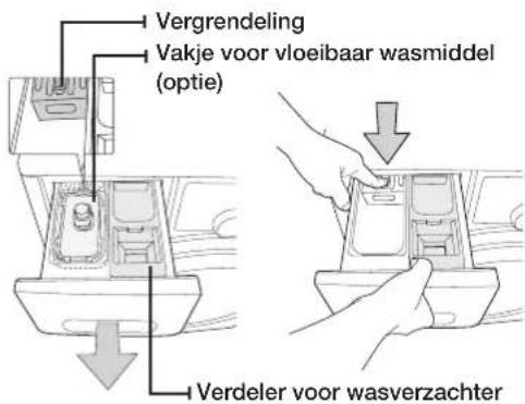 SAMSUNG WD0804Y8E1 - DE WASMIDDELLADE EN DE UITSPARING REINIGEN - 1