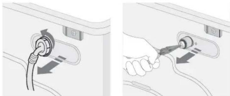 SAMSUNG WF1704YPC2 - NETTOYER LE FILTRE À MAILLE DU TUYAU D'ARRIVÉE D'EAU - 1