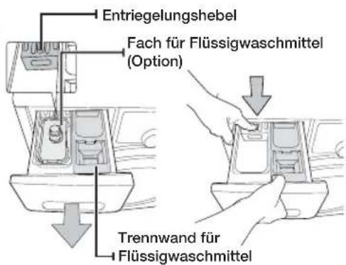 SAMSUNG WF1804YPV2 - WASCHMITTELBEHÄLTER UND EINSCHUB REINIGEN - 1