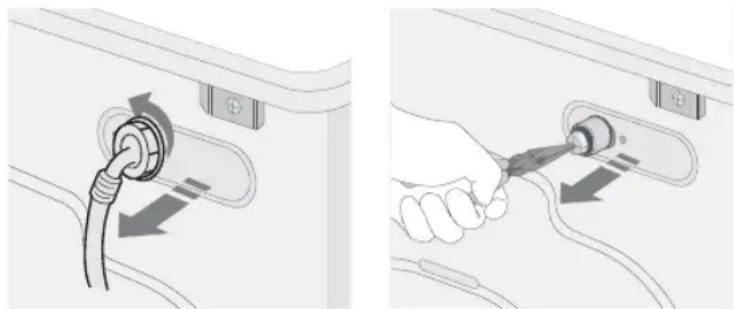 SAMSUNG WF1804YPV2 - NETTOYER LE FILTRE À MAILLE DU TUYAU D'ARRIVÉE D'EAU - 1