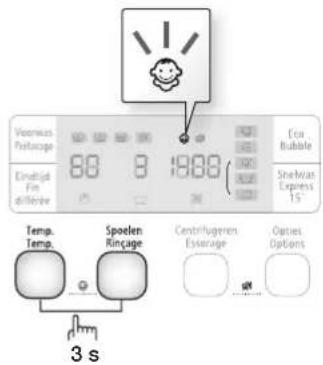 SAMSUNG WF0806Z8C3 - Sécurité enfant - 2