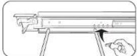SAMSUNG NQ70CB700D12 - To lubricate the slides of the gliding rack - 6