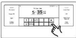 SAMSUNG NQ70CB700D12 - How to set the oven for delay timed cooking - 3