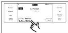 SAMSUNG NQ70CB700D12 - How to run a self-cleaning cycle - 5