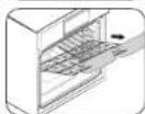 SAMSUNG NQ70CB700D12 - Replacing the racks - 3