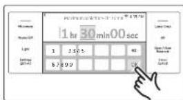 SAMSUNG NQ70CB700D12 - How to set the oven for timed cooking - 3