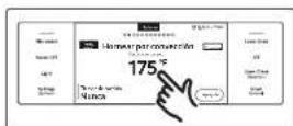 SAMSUNG NQ70CB700D12 - como ajustar la temperatura durante la cocción - 1