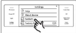 SAMSUNG NQ70CB700D12 - How to use the Sabbath feature - 3