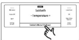 SAMSUNG NQ70CB700D12 - How to use the Sabbath feature - 4