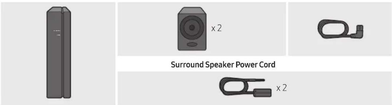 SAMSUNG HW-B67C - Wireless Surround Speaker SET (SWA-9100) - 1