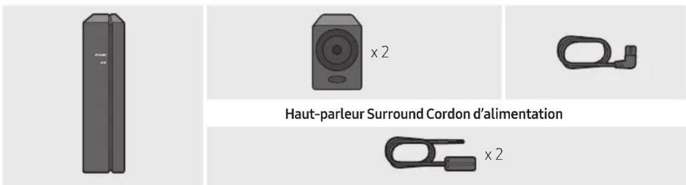 SAMSUNG HW-B67C - Ensemble de haut-parleurs ambiophoniques sans fil (SWA-9100) - 1