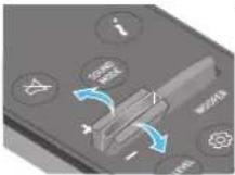 SAMSUNG HW-Q750B - Inserting Batteries before using the Remote Control (AAA batteries X 2) - 17