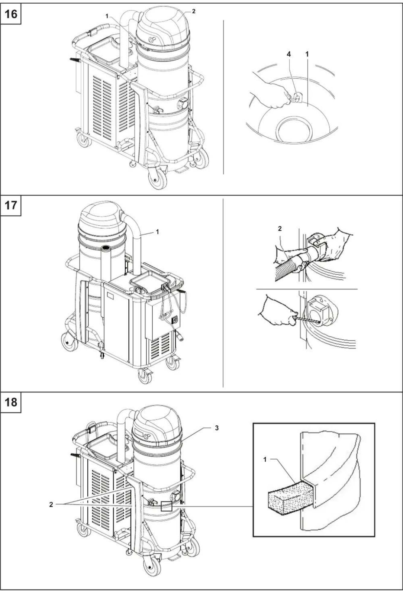 NILFISK T75 - Recommended spare parts - 17