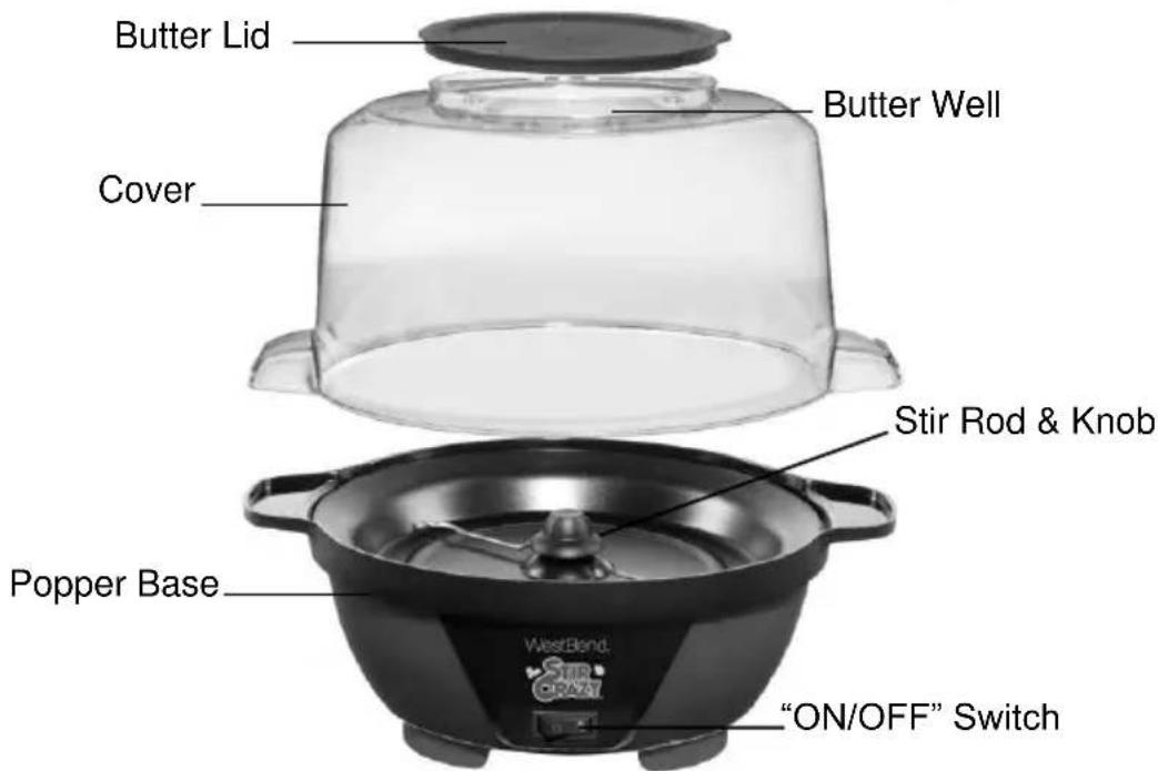WestBend New Stir Crazy 82505 - SAVE THESE INSTRUCTIONS - 1