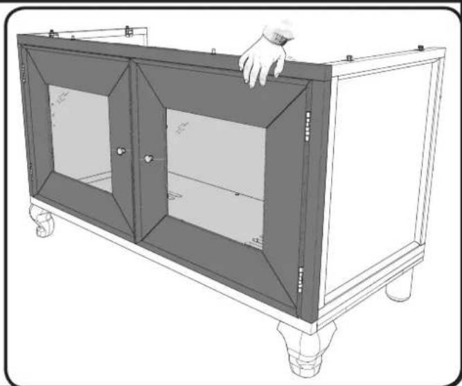 SANUS BFV348 - Attach Front Frame and Doors - 2