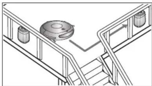 SAMSUNG SR8844 - Bei Teppichen mit langen Fransen schieben Sie die Fransen unter den Teppich. - 2