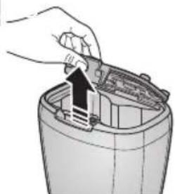 SAMSUNG SR8844 - ■ Einsetzen der Batterien - 1