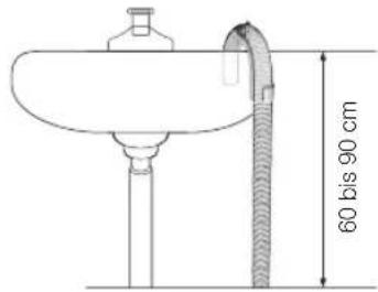 SAMSUNG WF0704F7W1 - Abwasserschlauch anschließen - 2
