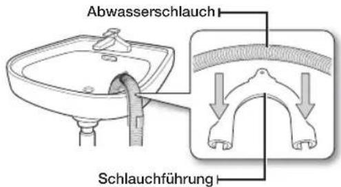 SAMSUNG WF0704F7W1 - Abwasserschlauch anschließen - 1