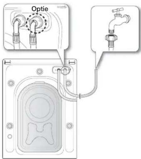 SAMSUNG WF0704F7W1 - De watertoevoerslang aansluiten - 1