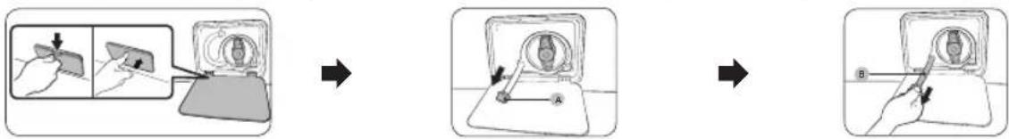 SAMSUNG WW80T734ABHA - Vidange d'urgence - 1