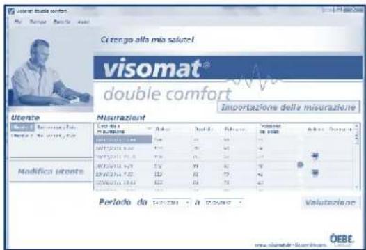 UEBE Visomat double comfort - Valutazione dei dati delle misurazioni - 1