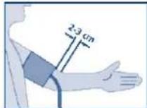 UEBE Visomat double comfort - Anlegen der Manschette - 2