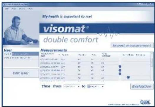 UEBE Visomat double comfort - Evaluating the measured data - 1