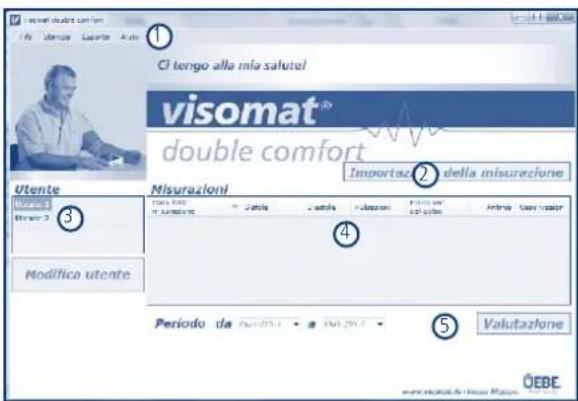 UEBE Visomat double comfort - Struttura della finestra principale - 1