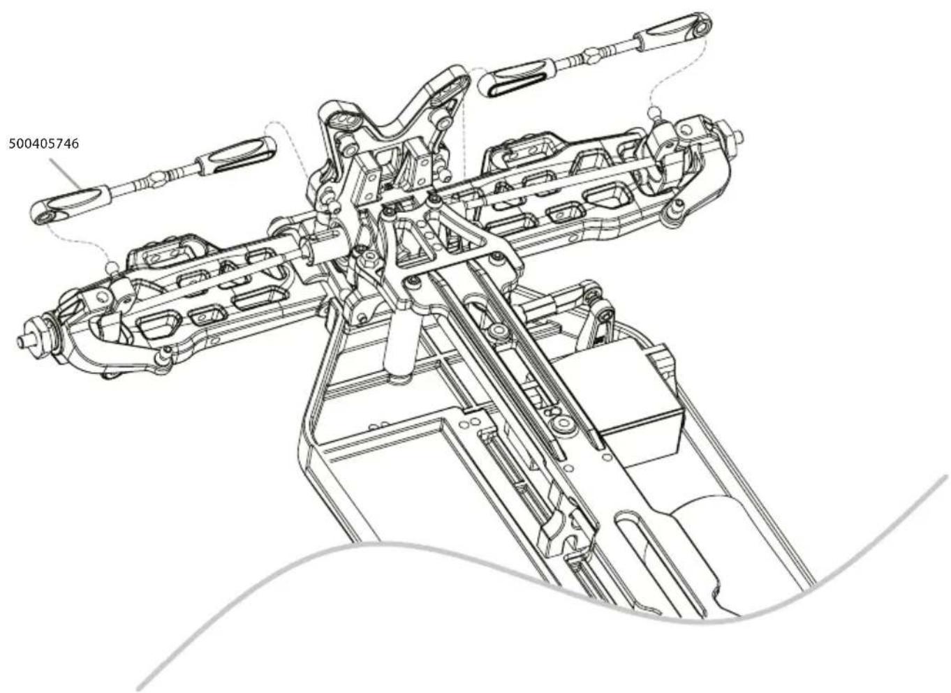 Carson X10 Bad Buster 2.0 - MONTAGE QUERLENKER • SUSPENSION ARMS ASSEMBLY - 5