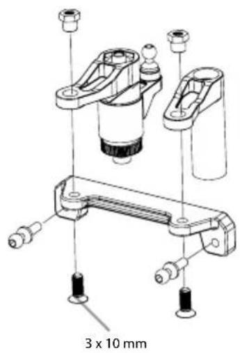 Carson X10 Bad Buster 2.0 - MONTAGE LENKUNG • STEERING ASSEMBLY - 2