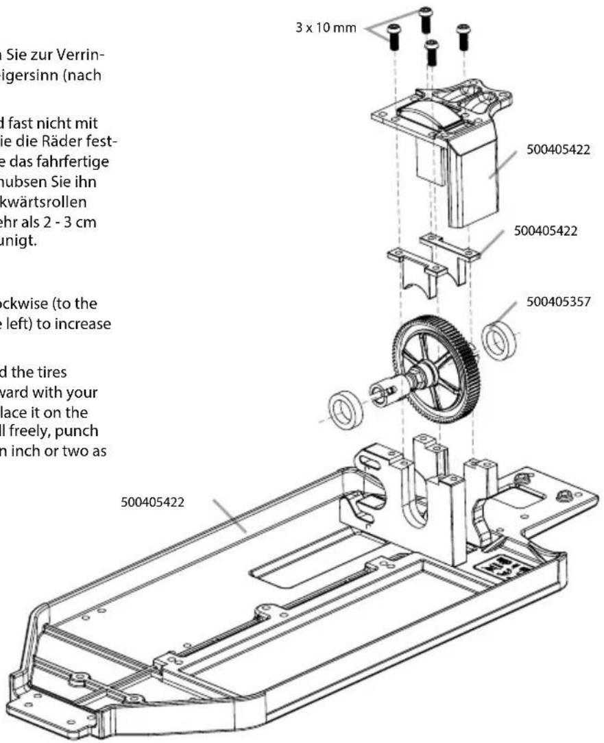 Carson X10 Bad Buster 2.0 - Slipper-clutch adjustments - 1