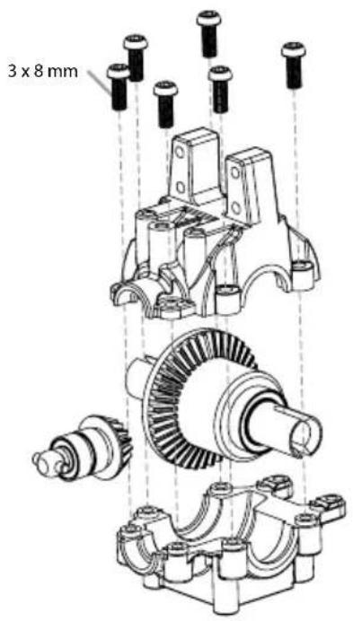 Carson X10 Bad Buster 2.0 - GETRIEBEBOX • GEAR HOUSING - 1