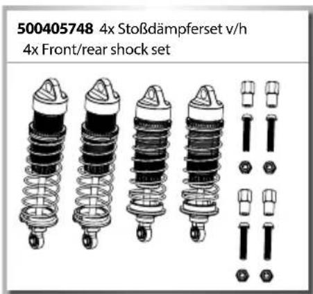 Carson X10 Bad Buster 2.0 - ERSATZTEILE • SPARE PARTS - 12