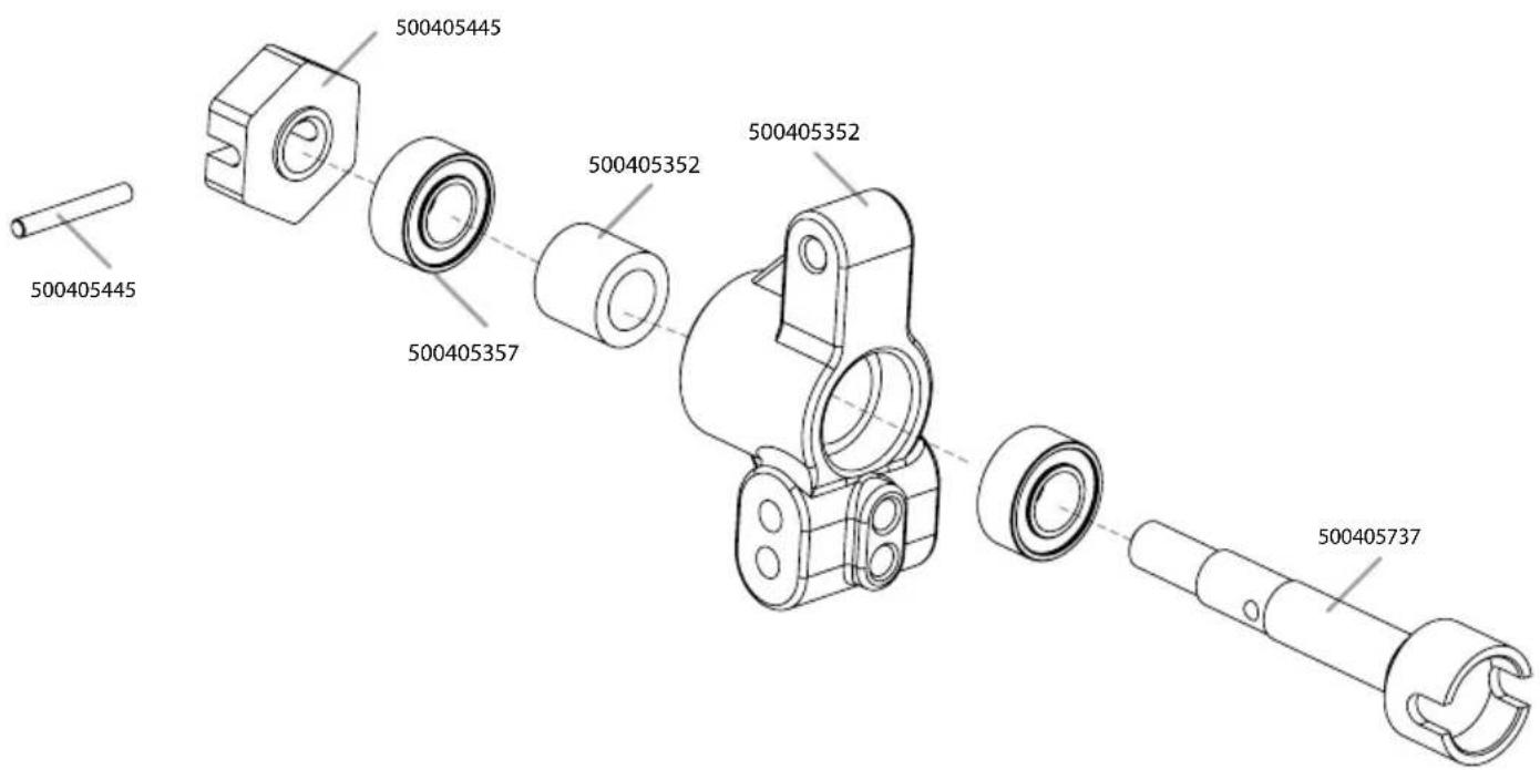 Carson X10 Bad Buster 2.0 - MONTAGE LENKUNG • STEERING ASSEMBLY - 2