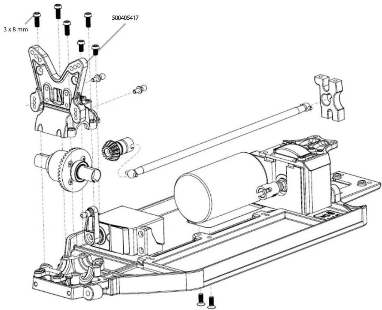 Carson X10 Bad Buster 2.0 - MONTAGE DIFFERENZIAL • DIFF ASSEMBLY - 4
