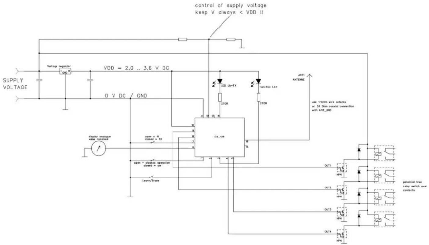 SVS CX-12 R - CIRCUIT EXAMPLE WITH CX-12 R - 1