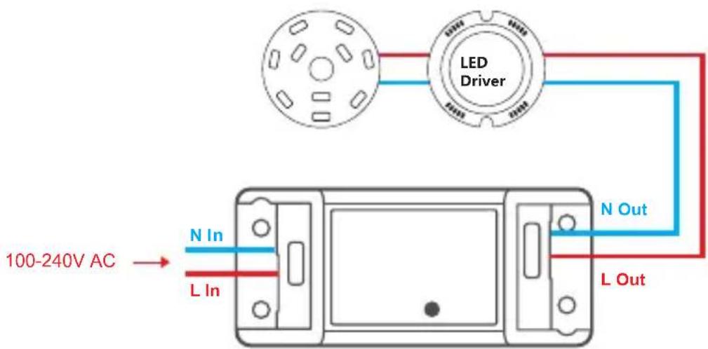 Sonoff BASICR2 - Инструкции по проводке - 1
