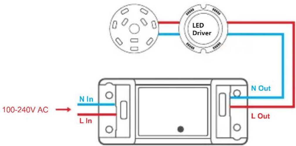 Sonoff BASICR2 - Wiring instruction - 1