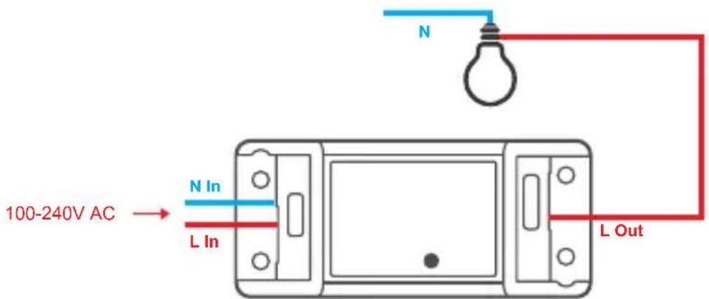 Sonoff BASICR2 - Instrucciones de cableado - 2