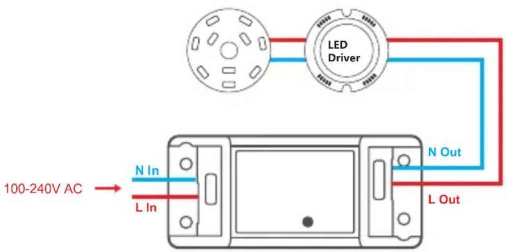 Sonoff BASICR2 - Instrucciones de cableado - 1