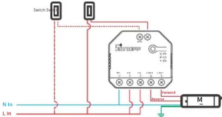 Sonoff Dual R3 - Режим двигателя: - 1