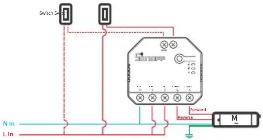 Sonoff Dual R3 - Modalità motore: - 1