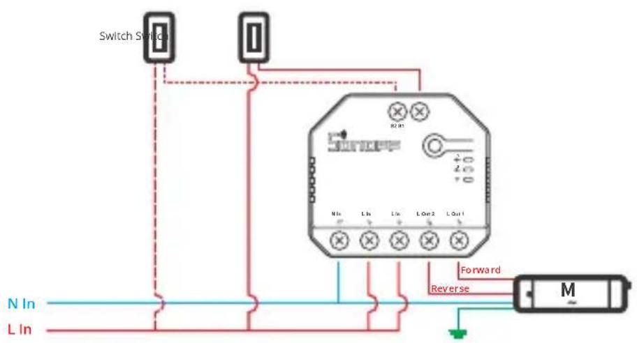 Sonoff Dual R3 - Motor mode: - 1