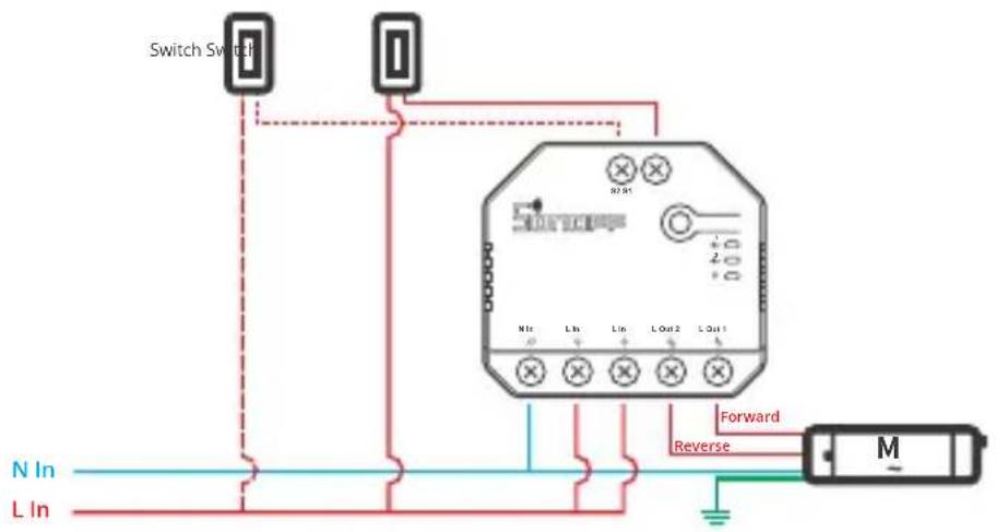 Sonoff Dual R3 - Modo motor: - 1