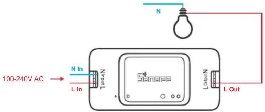 Sonoff BASICZBR3 - Verkabelungsanleitung - 3